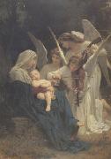 Adolphe William Bouguereau Song of the Angels (mk26) oil painting artist
